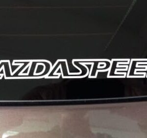 Mazdaspeed Miata Mazda 3 6 Protege RX8 Vinyl Window Decals Sticker