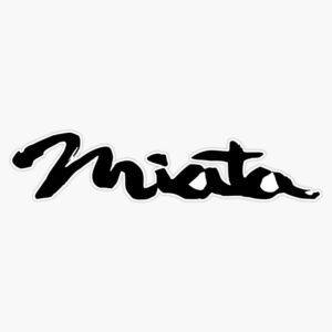 Mazda Miata Sticker Vinyl Waterproof Sticker Decal Car Laptop Wall Window Bumper Sticker 5"